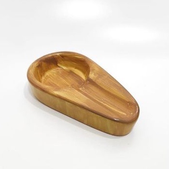 Asbak Portable Unik Single Ashtray Motif Kayu Marble