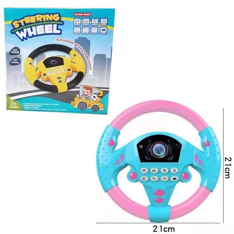 BRONSIS - Mainan Edukasi Anak Setir Setiran Mobil - Steering Wheel - Mainan Stir Anak-4