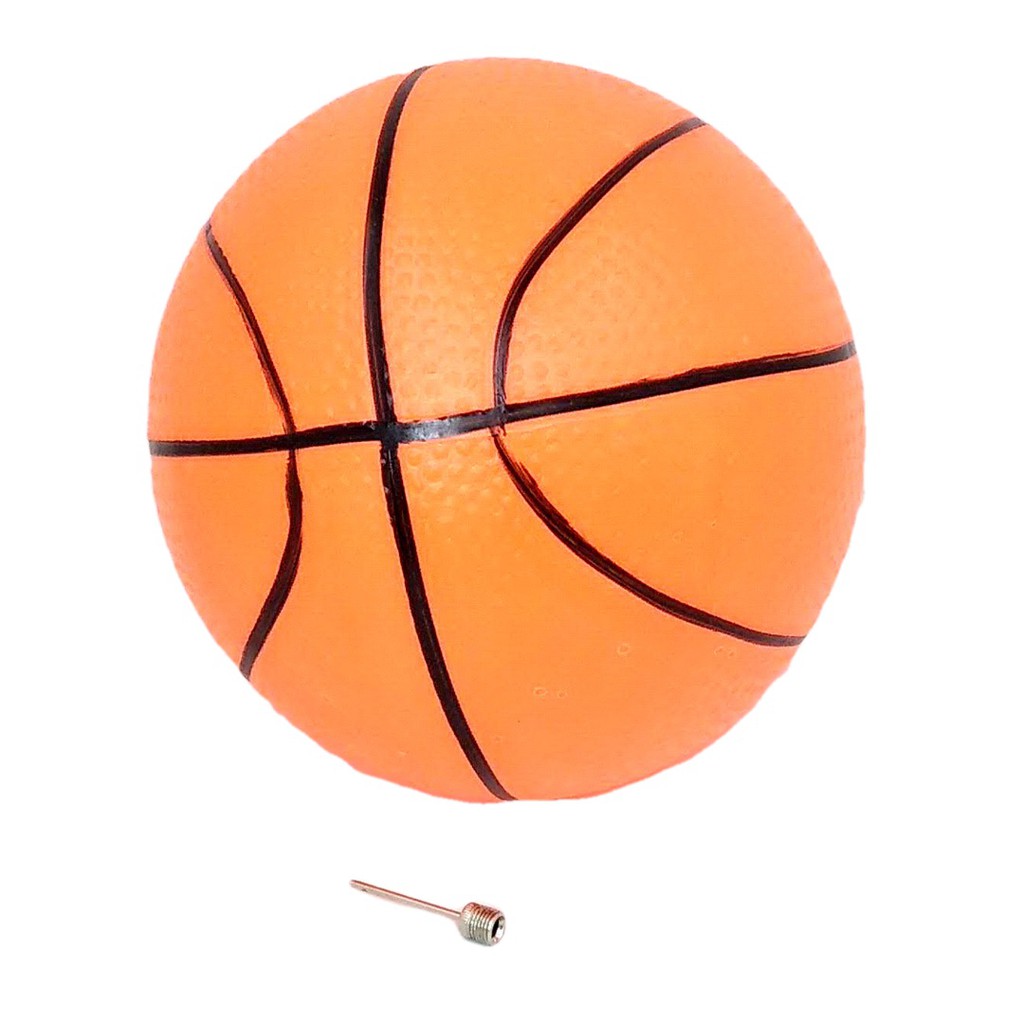Bola Karet 18 cm Motif Basket Mainan Anak