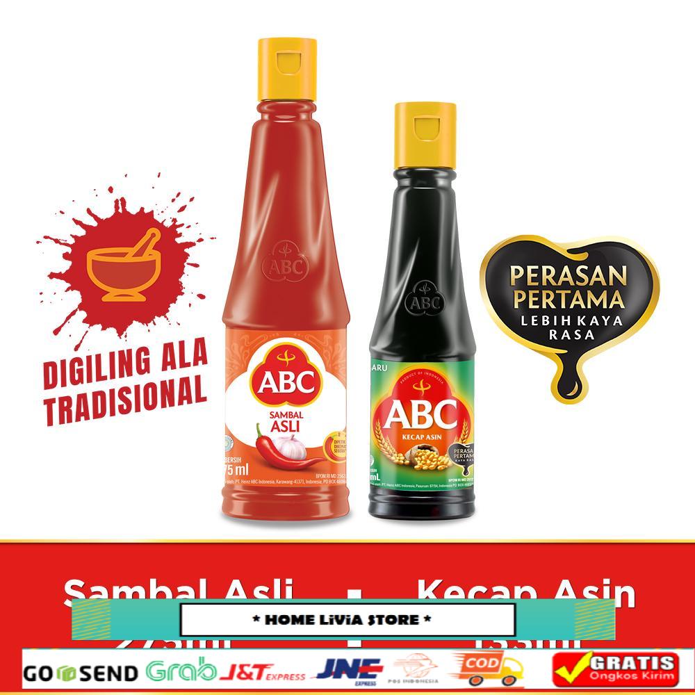 

ABC Sambal Asli 275ml & Kecap Asin 133ml - Bundling