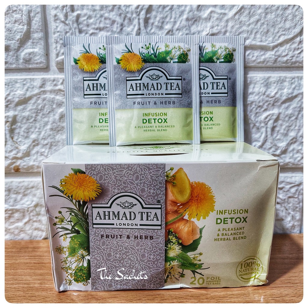 

Ahmad Tea London Fruit & Herb Infusion Detox Sachet