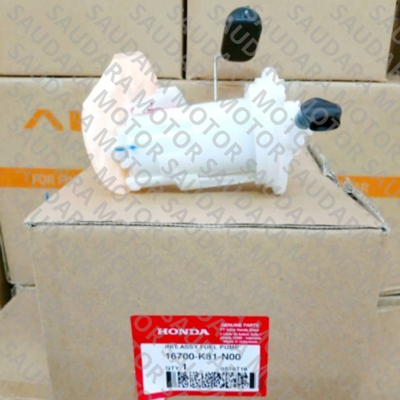 (100% ASLI ) Fuel Pump Beat FI ESP Stater Halus 2016/Beat FI Street (16700-K81-N00) Mantap Boss