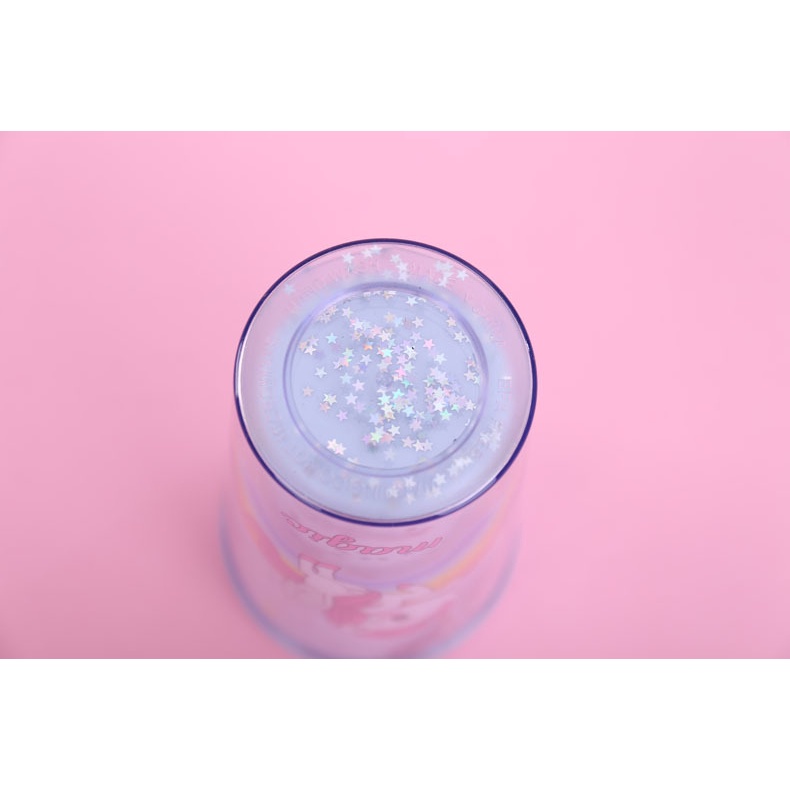 Glitter Tumbler Cups Blink Gelas Botol Minum Air Sedotan 450ml Botol Minum Cantik - Worldhome