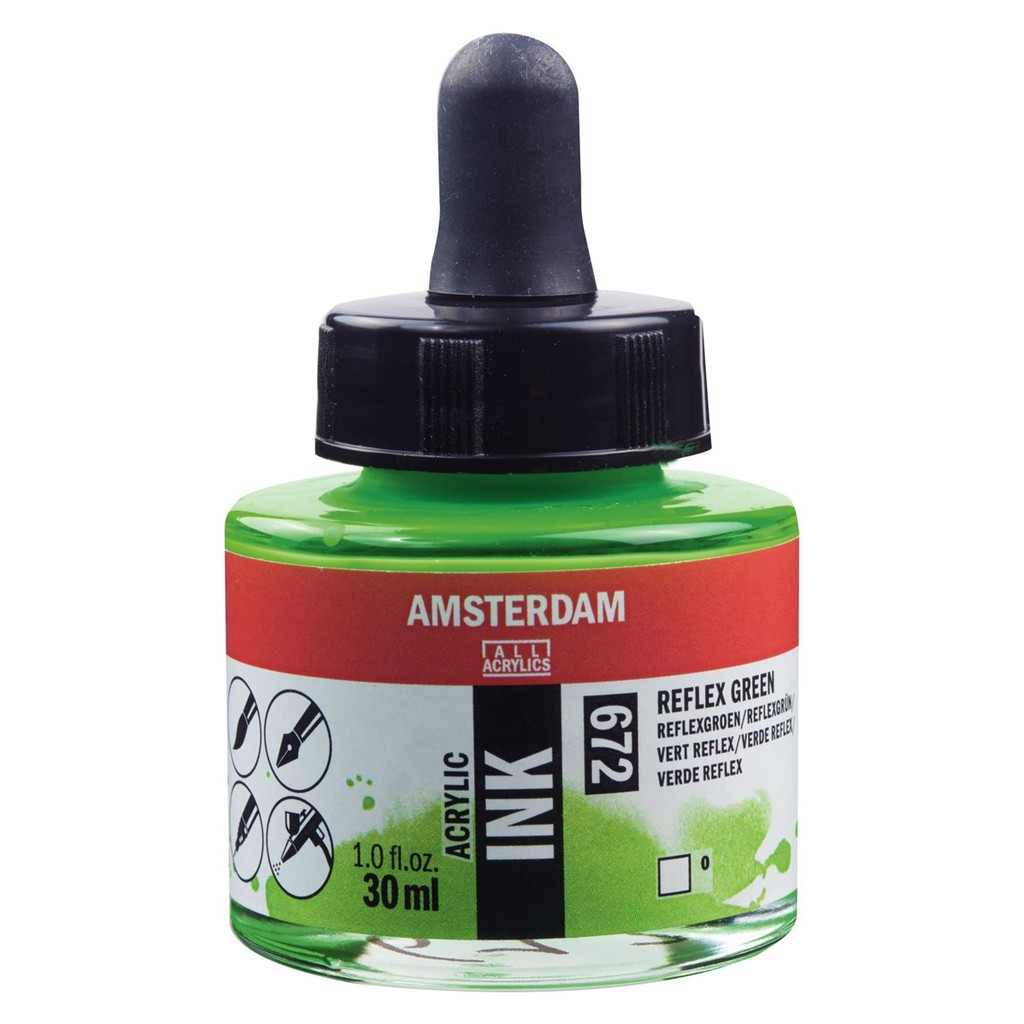 

TALENS Amsterdam Acrylic Ink 30ml - Green and Black Series