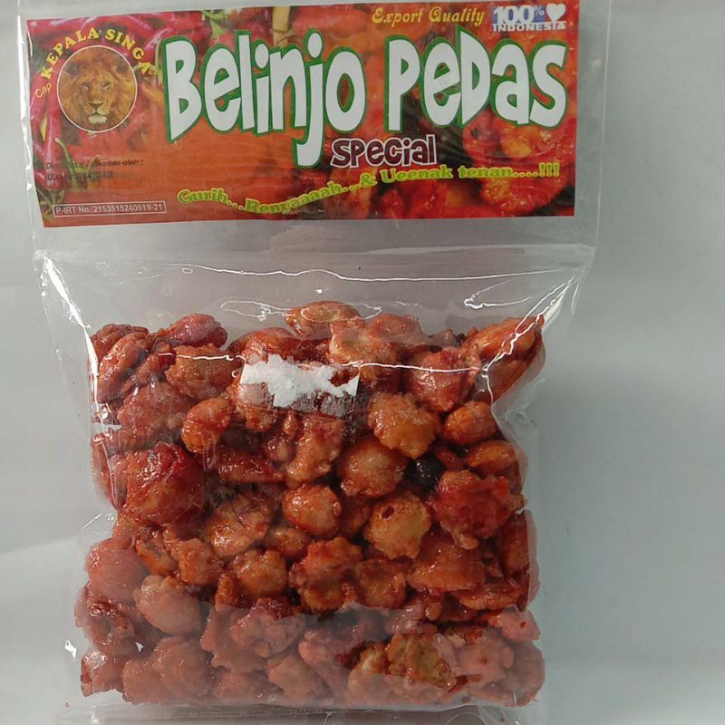 

KEPALA SINGA BELINJO PEDAS 250gr