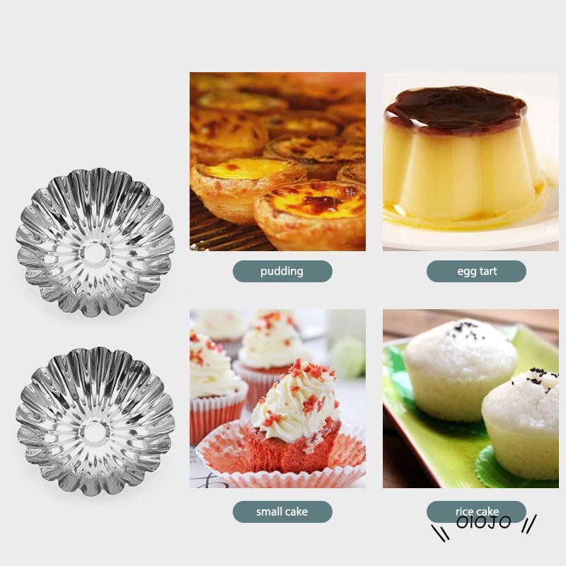 Cetakan Kue Tart / Beras / Pudding / Jelly Bahan Stainless Steel ol2