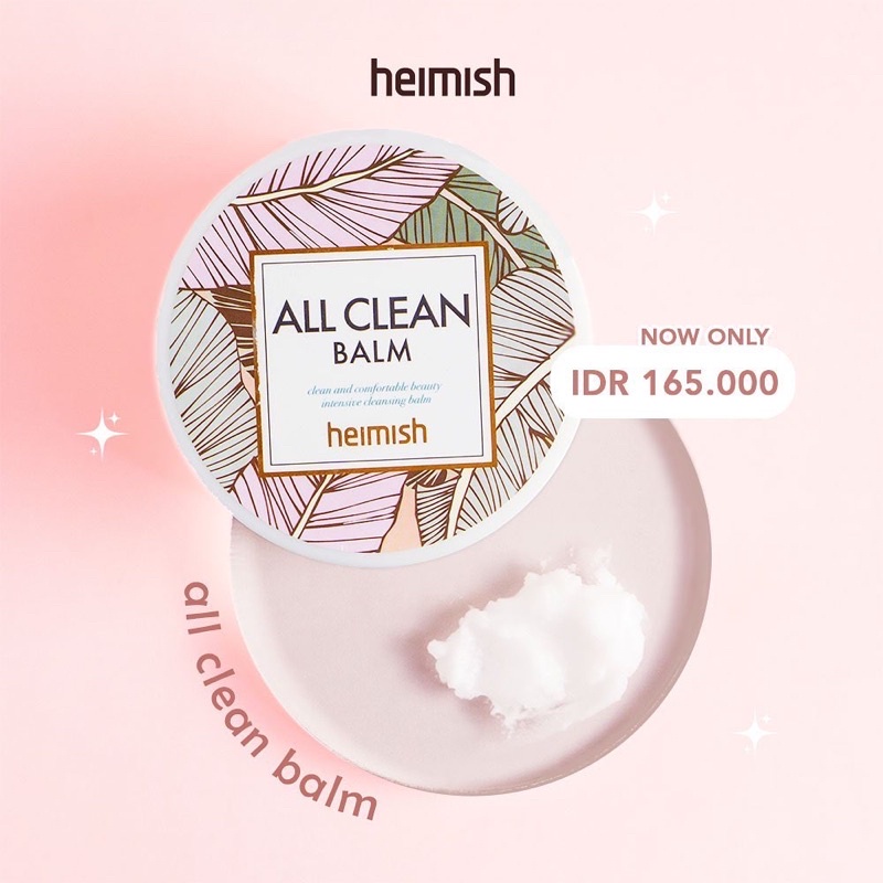 HEIMISH All Clean Balm 120ml | 50mo Makeup Remover Cleansing Balm