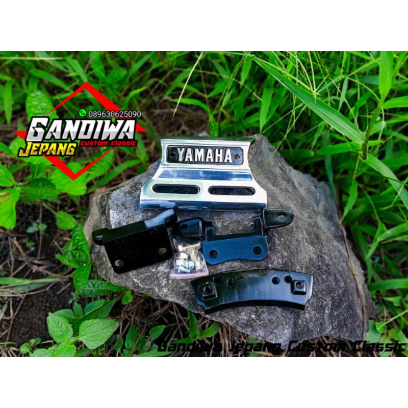 breket dudukan pangkon klakson RX king RX king kobra set kumis cor Yamaha RX king old RX king lawas