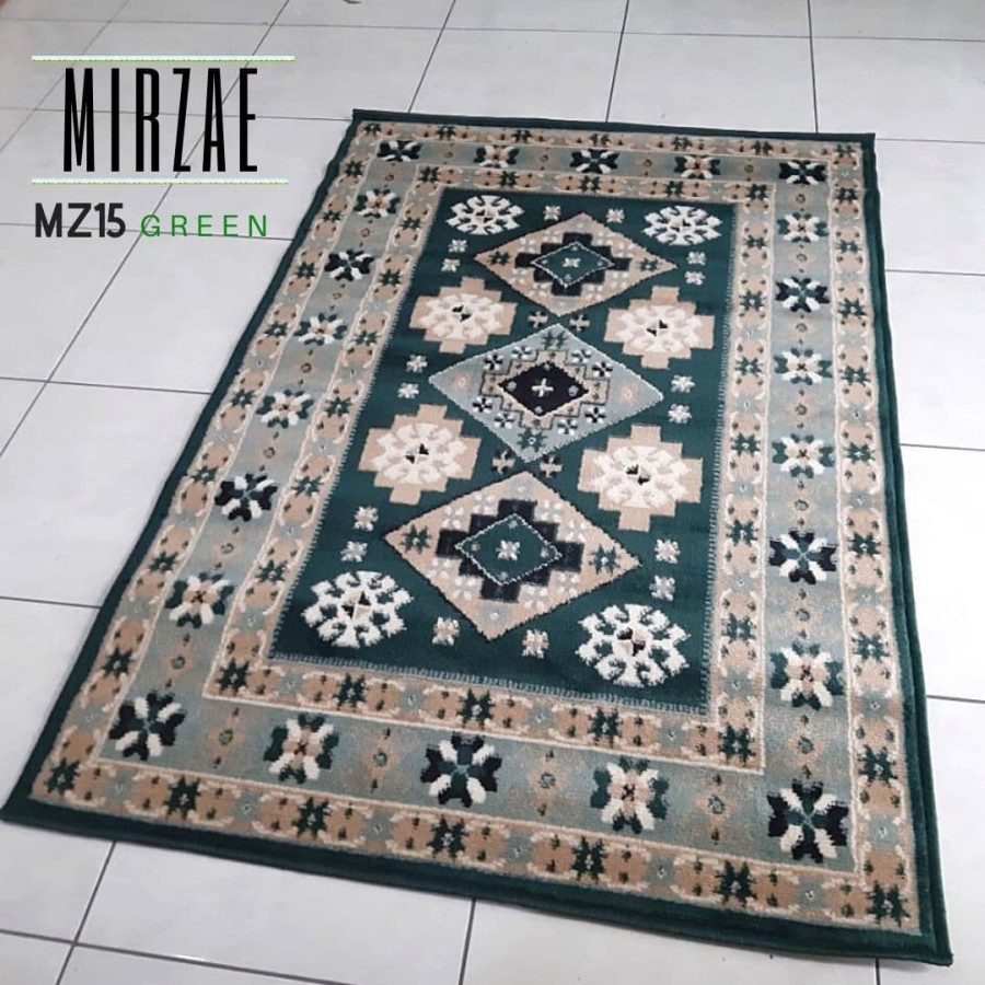 KARPET MIRZAE 100X150 MZ15 GREEN-1