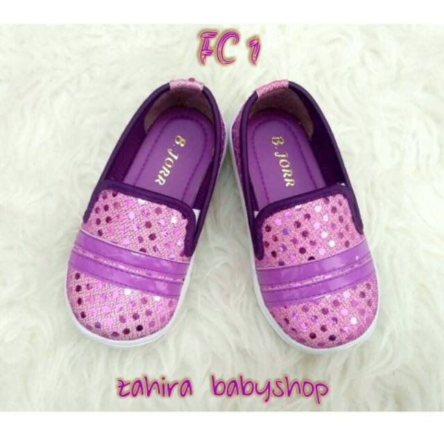 Sepatu slip on anak (FC1) , sepatu anak perempuan