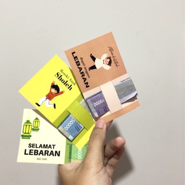 

Angpao Amplop Lebaran Idul Fitri Unik 12 pcs Uang Diluar