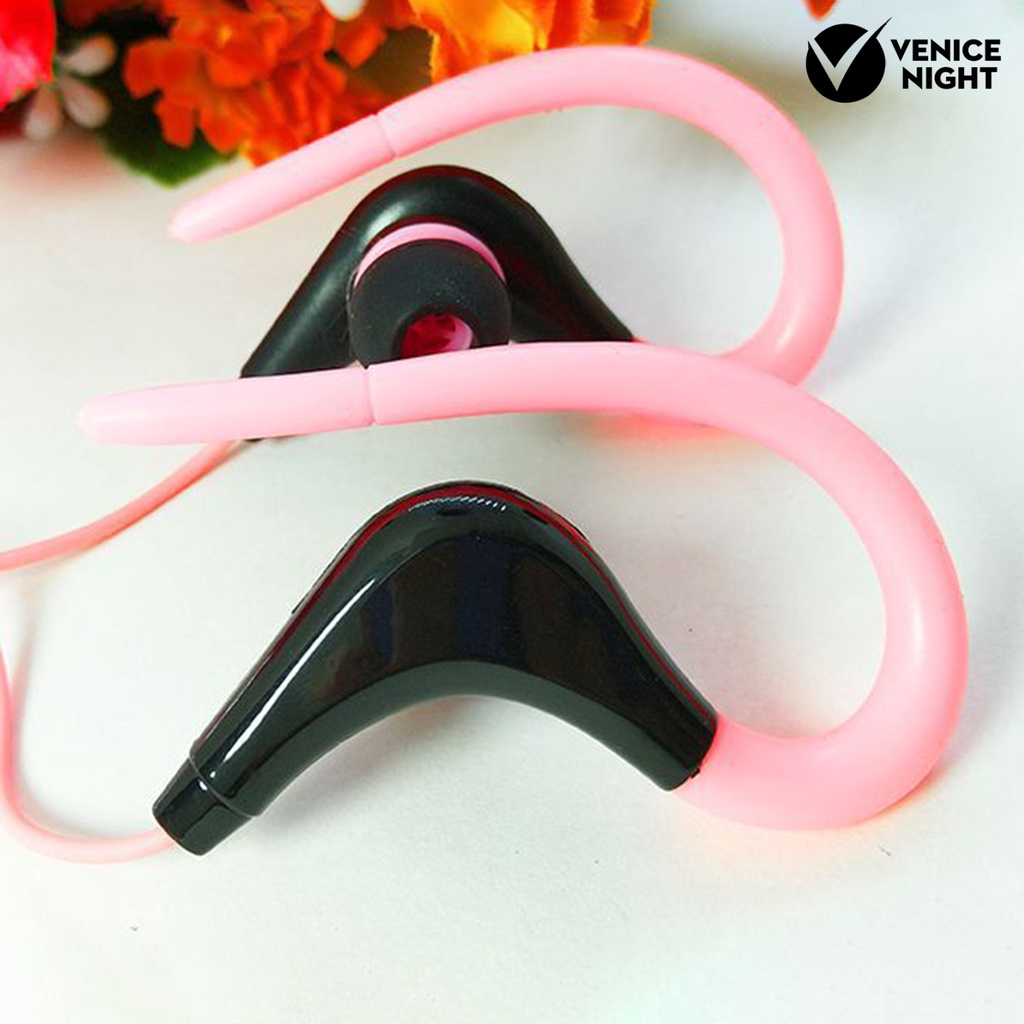 (VNEP) (Berkabel) Headset Earphone Kait Telinga Noise Reduction Ergonomis Anti Air Ketepatan Tinggi 3.5mm Untuk Sport / Lari