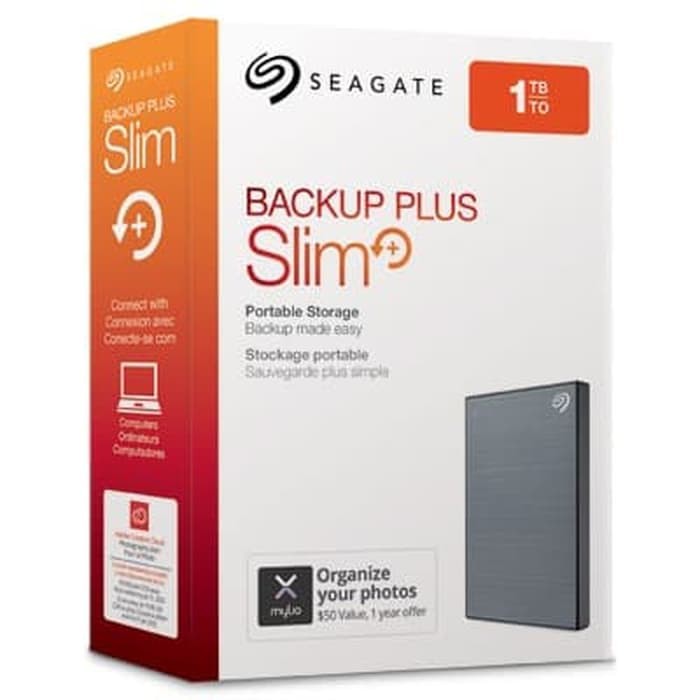 HDD Hardisk Seagate 1TB External Backup Plus USB-3 Original