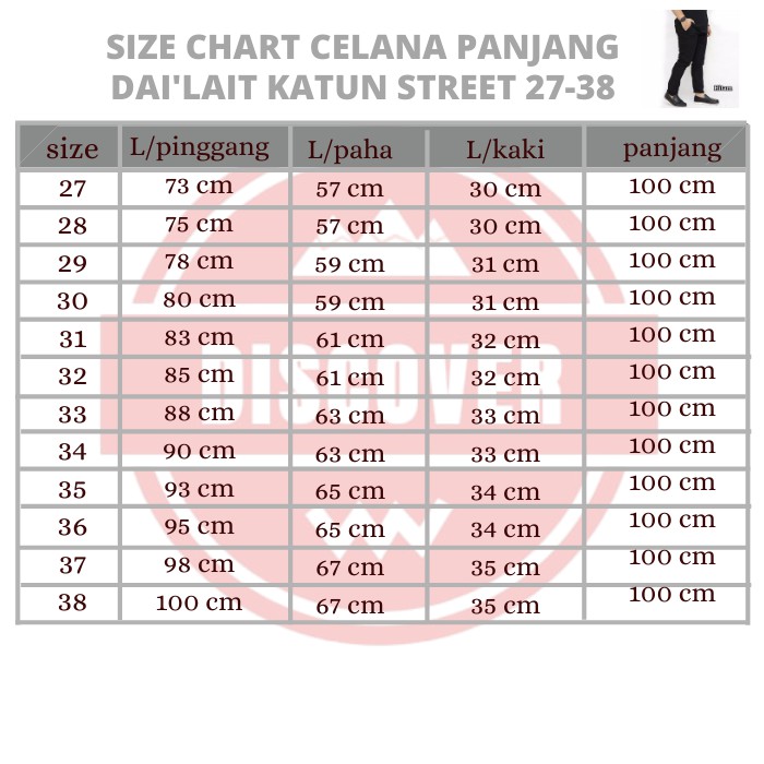 CELANA PANJANG KERJA PRIA SLIMFIT  BAHAN KATUN STREET TERBARU