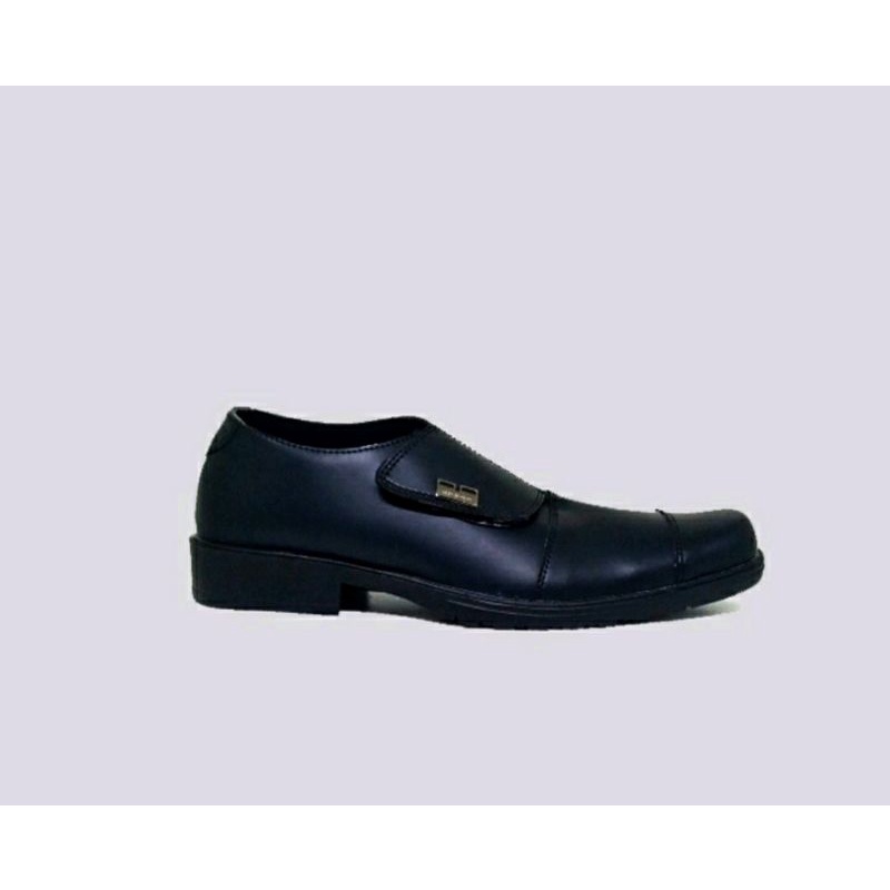 Pantofel Big size shoes 43-44-45-46-47 Oxford Pria Size JUMBO Hitam Sepatu Kerja Kantor PNS Size Besar Hitam, 47