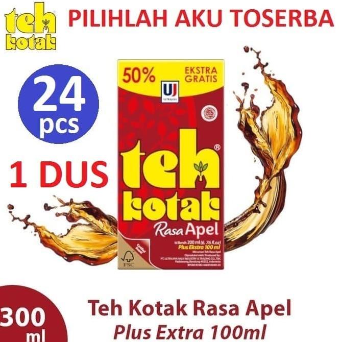 

[COD] TEH KOTAK ULTRA RASA APEL 300 ml ( HARGA 1 DUS ISI 24 ) [COD]