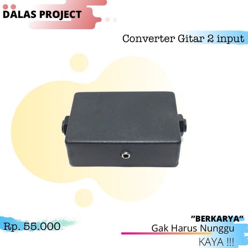 CONVERTER GITAR SOUNDCARD V8/V8S/V8PLUS 2 INPUT