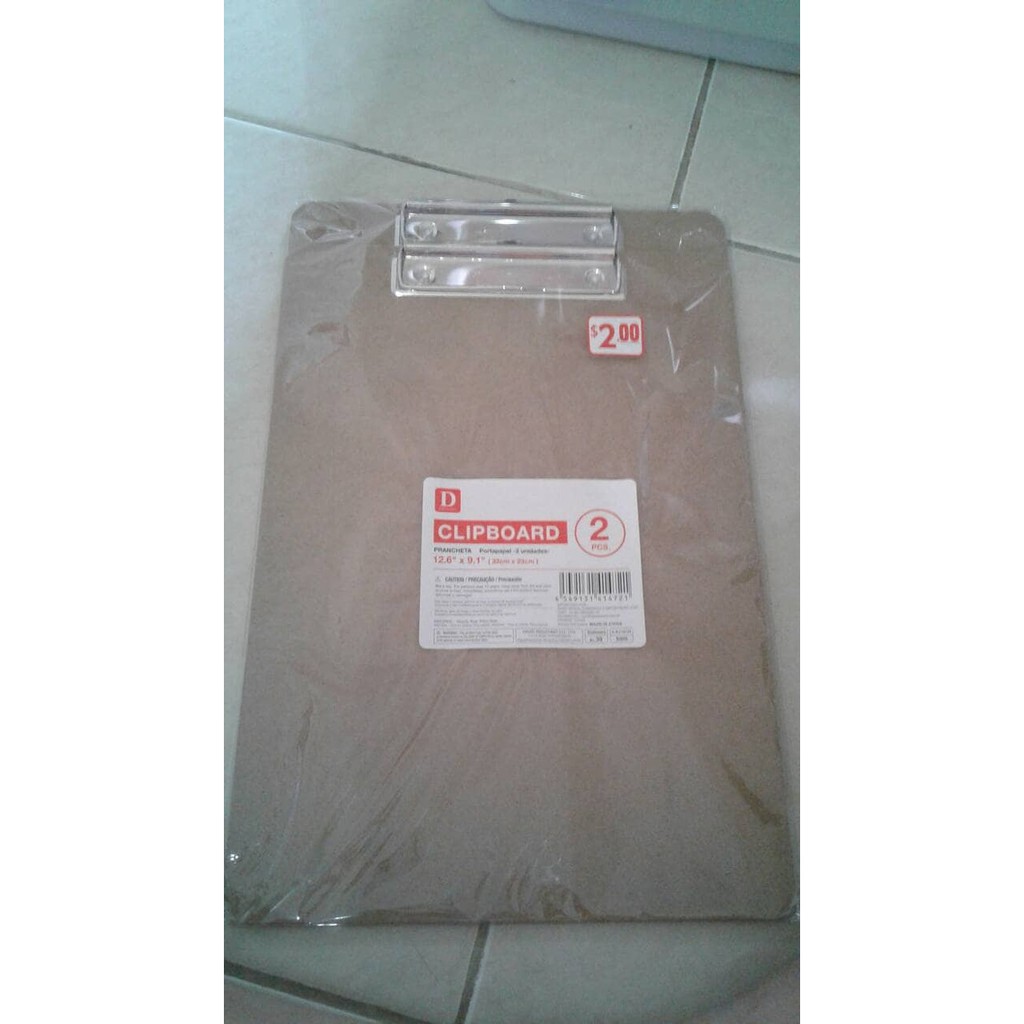 

Clipboard 12.6 x 9.1 inch 2pc ( 32x23cm ), papan jepit kertas
