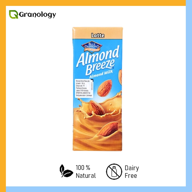 Blue Diamond Almond Breeze Milk / Susu Almond 180 ml - Latte