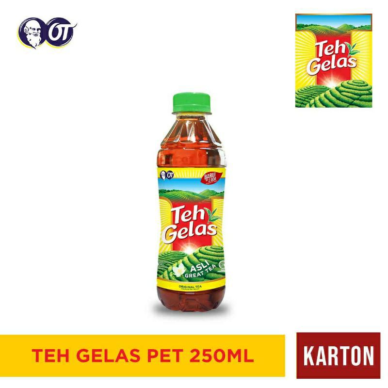 Teh Gelas Botol 250ml (1pcs)