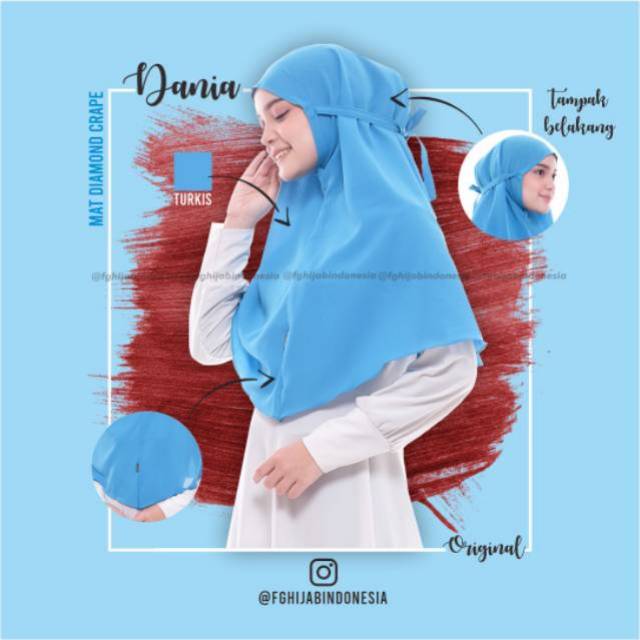  Jilbab  Dania Shopee Indonesia