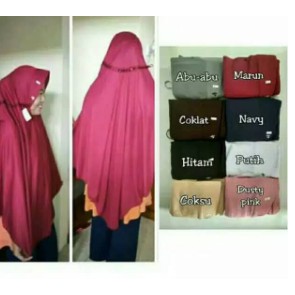 【 Flash Sale 9.9 】 Jilbab Kaos Serut Jumbo size XXL bukan Rabbani Afra/ Kerudung Kaos Serut Jumbo <<