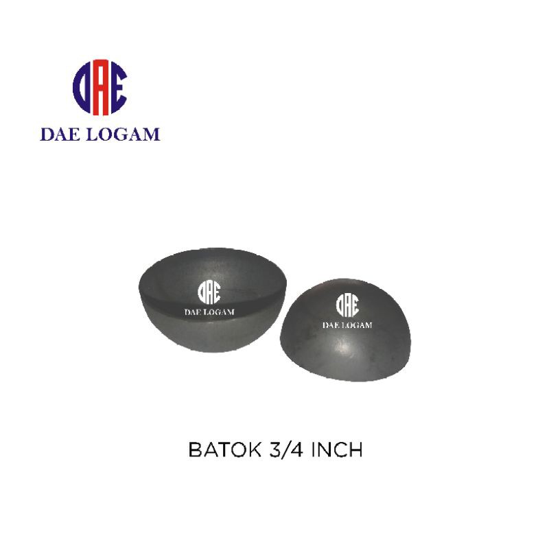 Ornamen Pagar Besi Batok 3/4 in