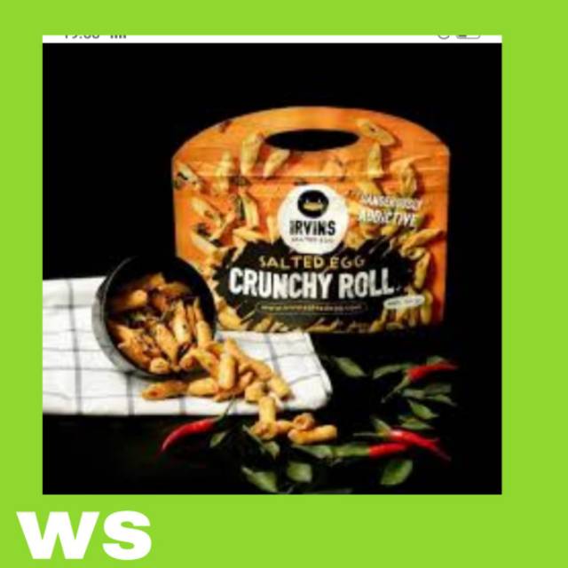 

IRVINS Salted Egg Singapure Crunchy Roll 120g