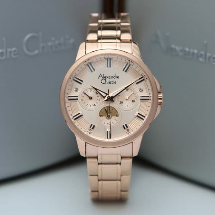 ORIGINAL Jam Tangan Wanita Alexandre Christie AC 2822 / AC2822 Garansi 1 Tahun Resmi
