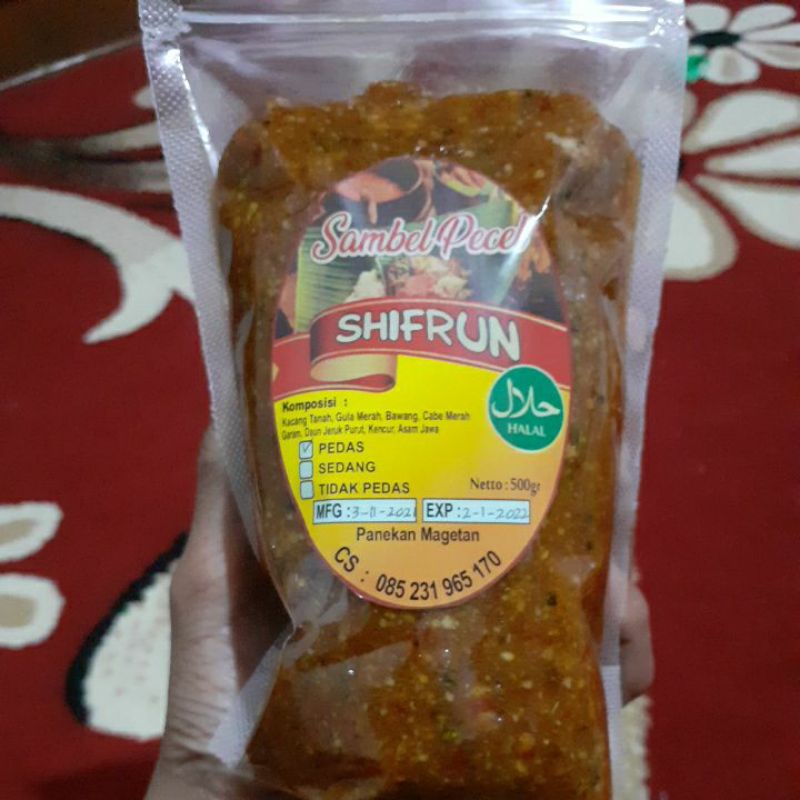 

Sambel Pecel Sangrai "SHIFRUN" 500gr