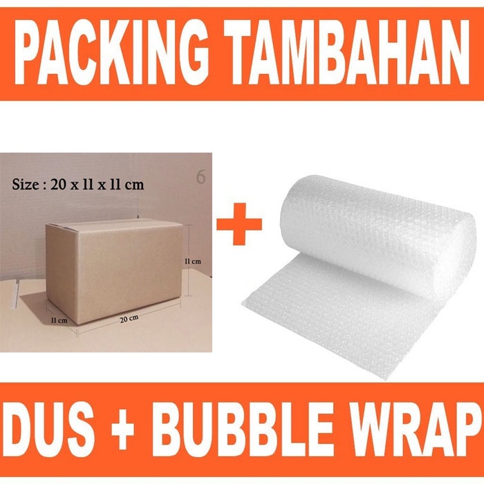 

Tambahan Packing Kardus dan Bubble Wrap Untuk Keamanan Extra