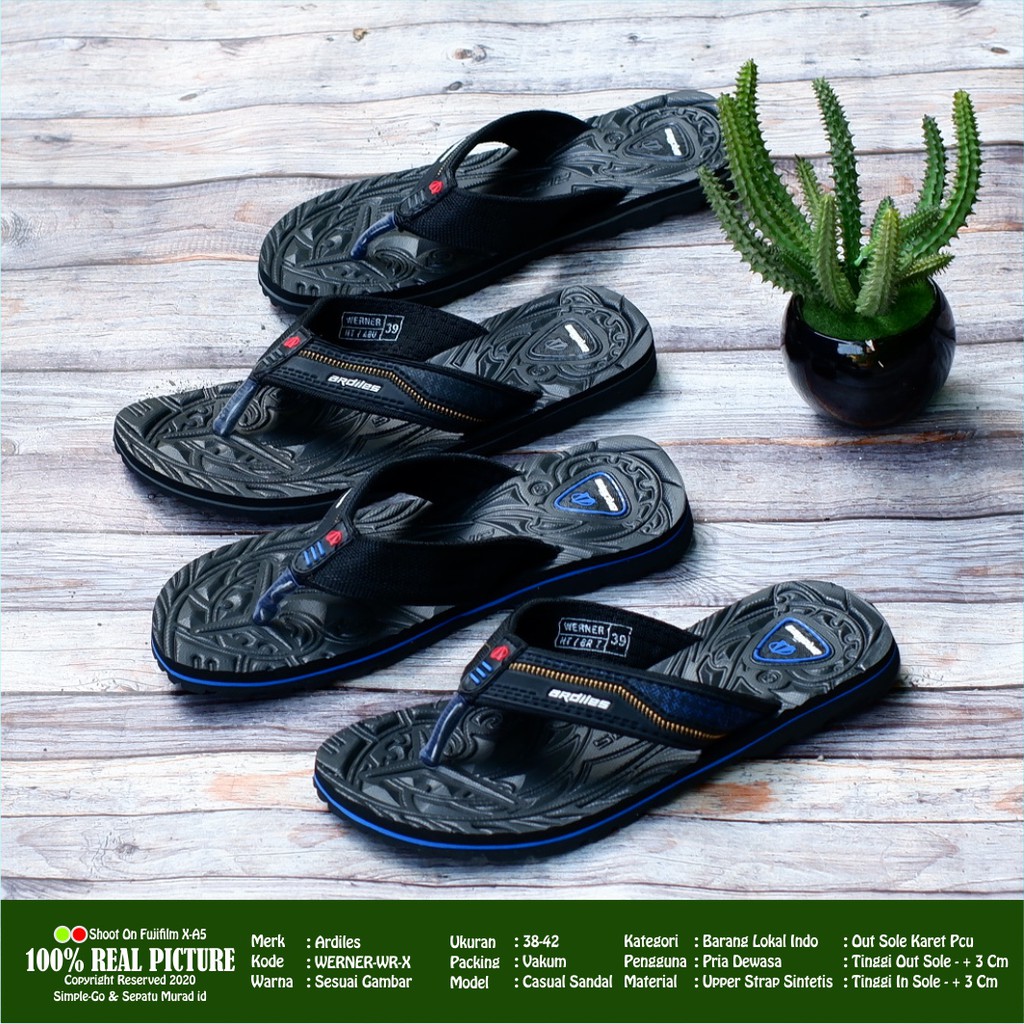 Sandal jepit pria dewasa sandal japit flat cowok original ardiles sendal distro laki2 backdraft - sinopham 38-42