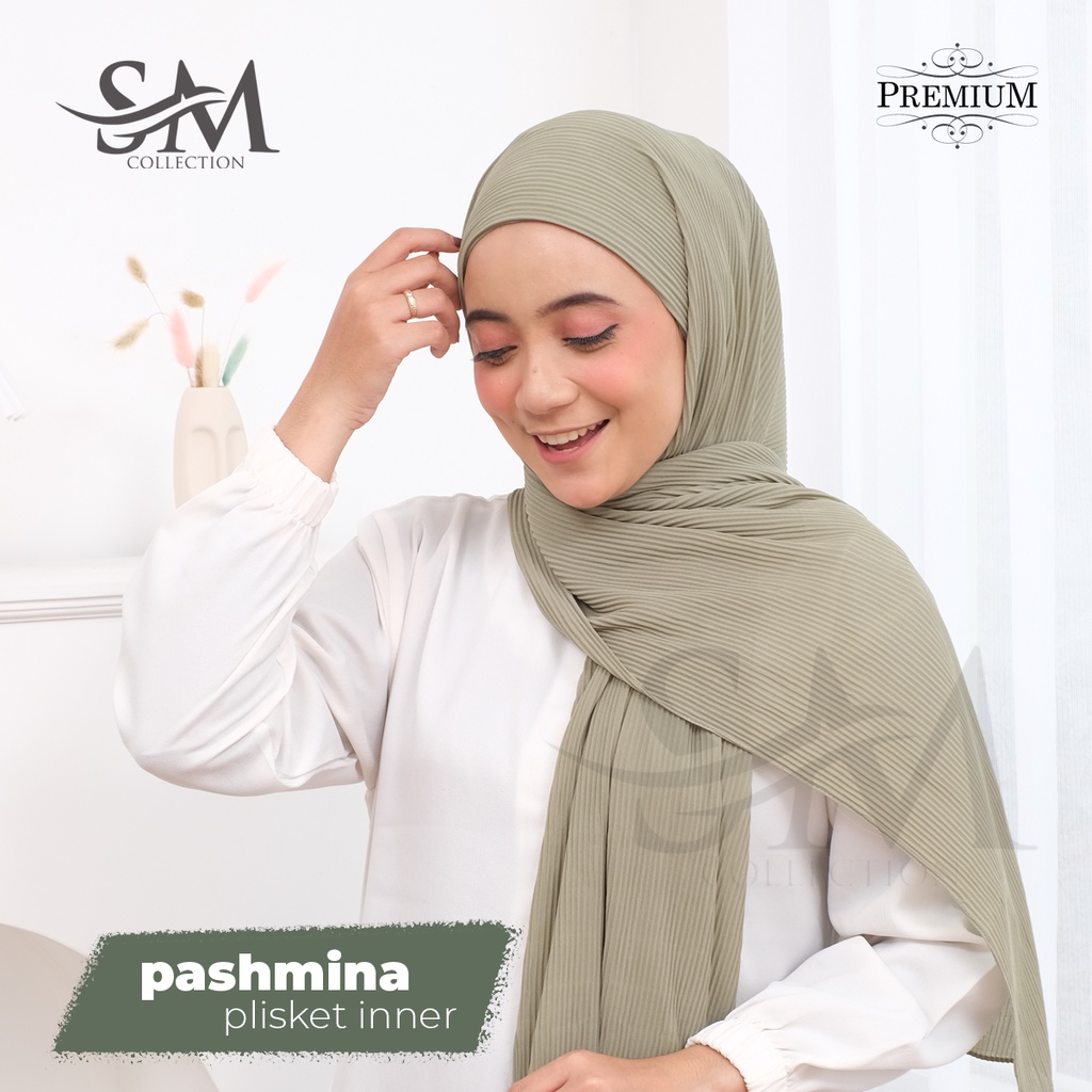 Pashmina Plisket Promo Harga Banting Reject