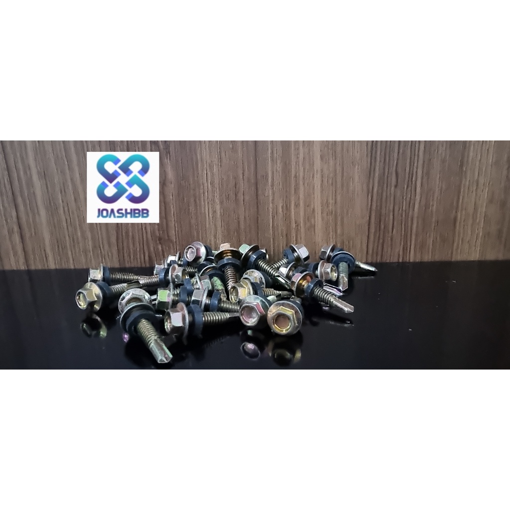 Baut Roofing #12x25mm (2,5cm) OXFORD / Ruping/ Self drilling screw / baut atap
