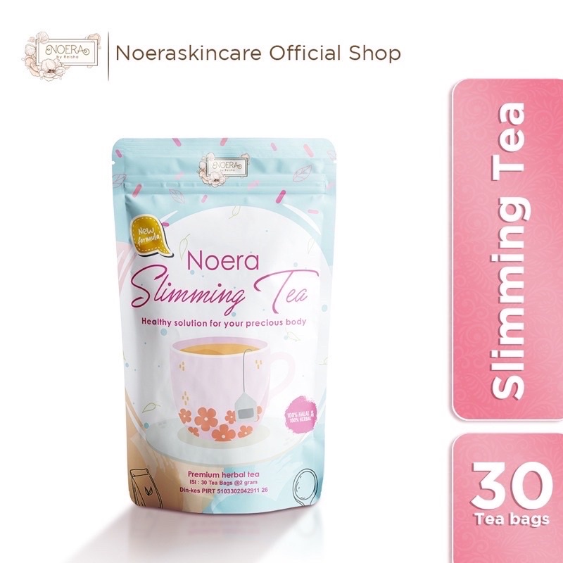 NOERA Slimming Tea BPOM 30 days / 60 days - TEH PELANGSING ALAMI,TEH DIET, TEH PENURUN BERAT BADAN