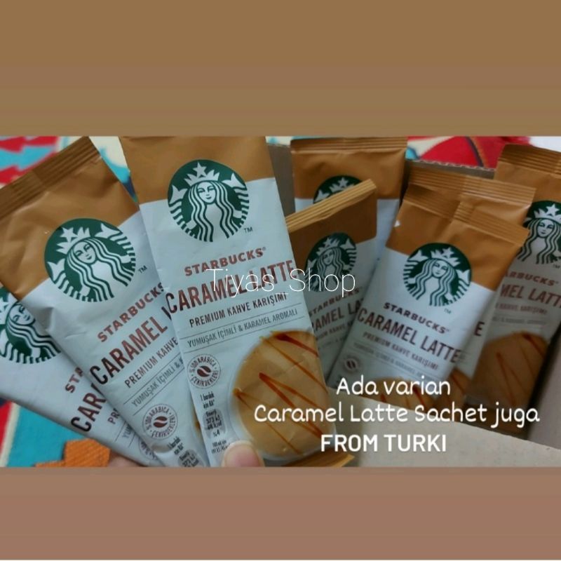 

Starbucks Sachet Turkey - Caramel Latte