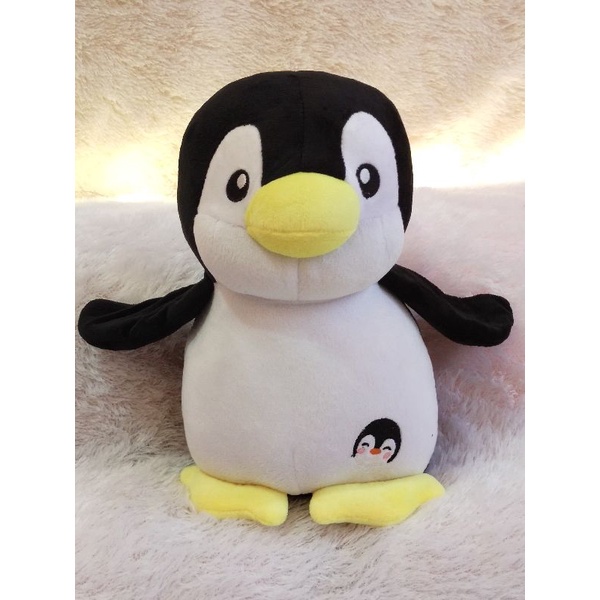 Boneka Pinguin Lucu Imut Murah Bisa Menyala Ada LED nya Ukuran 30cm Bahan Halus Dan Lembut