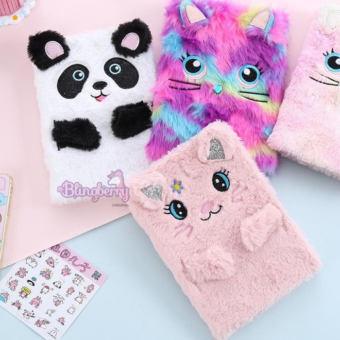 

nn NEW ARRIVAL Agenda/Buku Tulis/Notebook/Diary/Diari Unicorn Bulu