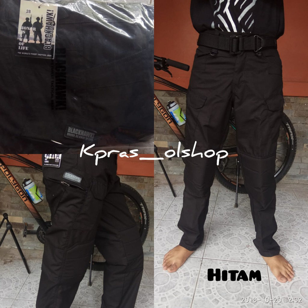 Celana Tactical Blackhawk Hitam