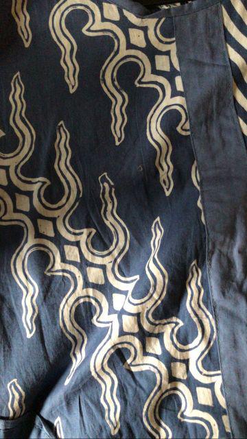 Gamis Batik Cap Indigo
