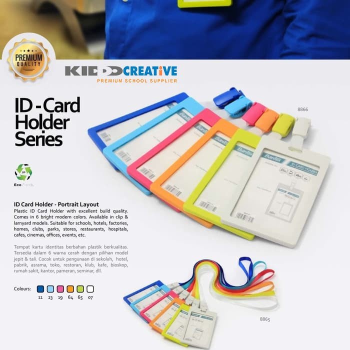 

Lucu Bantex Id Card Holder With Clip Portarit Diskon