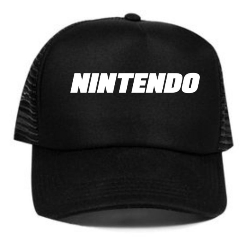 (COD) TERLARIS TERMURAH / Topi Trucker Custom NINTENDO / Custom Topi Murah