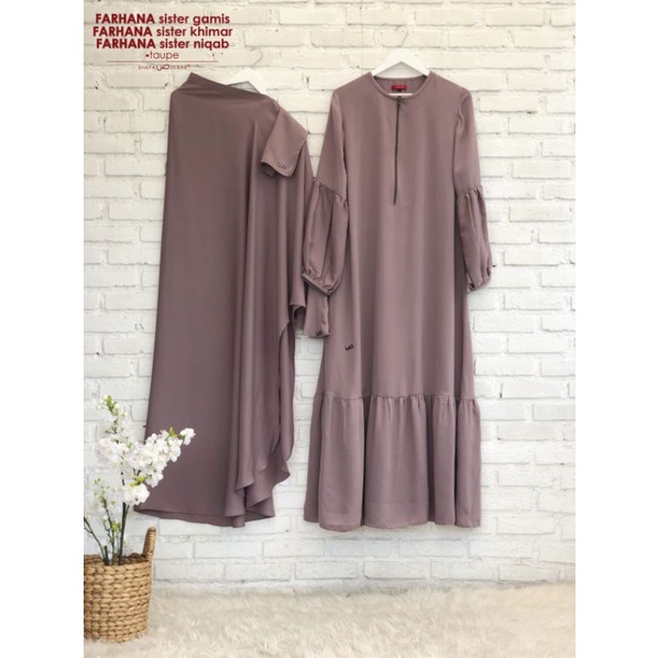 FARHANA Sister Gamis Khimar - Shafa Jilbab #ayranashwa #shafajilbab