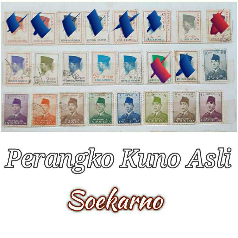 

Perangko Bekas Asli Kuno Indonesia l Soekarno l Soeharto