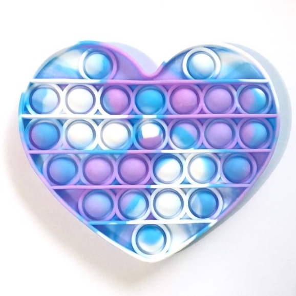 mainan pop it popit pencet-pencetan silikon bayi murah | mainan stimulasi bayi|  Mainan Sensori Anak-Galaxy Love