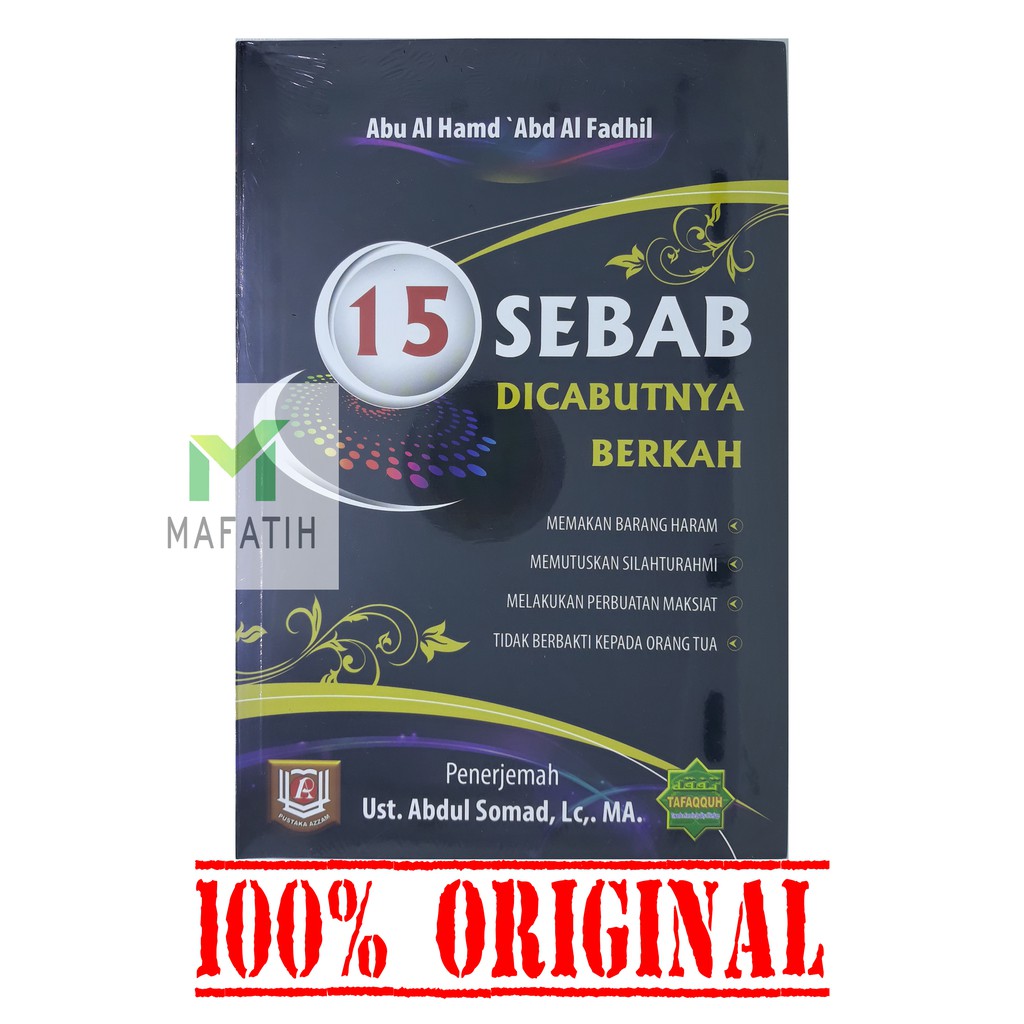 Buku 15 Sebab Dicabutnya Berkah - Ustadz Abdul Somad 100% UAS ORIGINAL Store