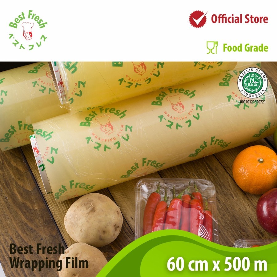 Best Fresh Wrapping Film 60cm x 500m Plastik Wrap Makanan 500 Meter
