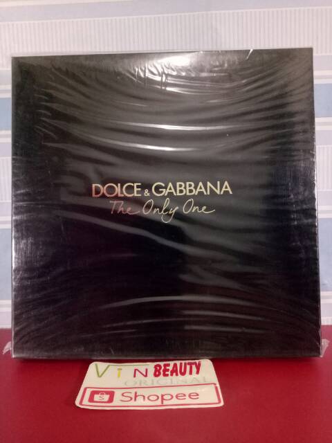 Pouch / Dompet Isi 3 Pc By Dolce &amp; Gabbana OriginaL Seri The Only One Hitam Murah
