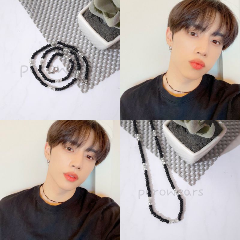 kalung Sunwoo THEBOYZ necklace kpop bracelet beads