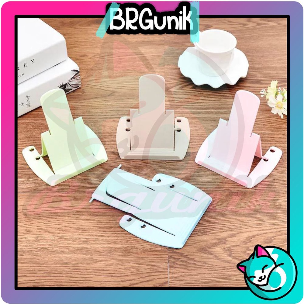 BRGUNIK Stand HP Penyangga Hp Lipat Stand Holder Mini Hp Sandaran Hp R089